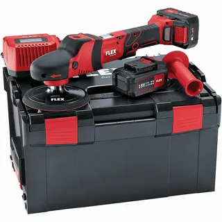 Flex - Akku Rotationspolierer Polierer Polieren PE 150 18.0-EC/5.0 Set 447153