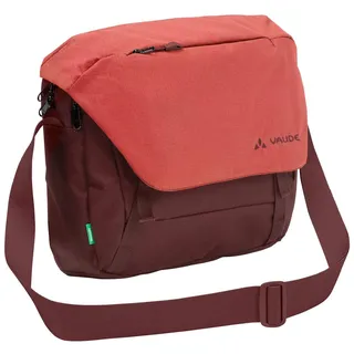 VAUDE Umhängetasche ROM S III Rot, hochwertige Messenger Bag Herren & Damen aus recyceltem PET, wasserabweisende Schultertasche mit Notebook-Fach ideal für den urbanen Alltag