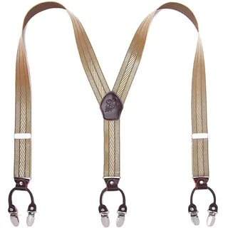 KANGDAI Hosenträger für Herren Breit Y Style 3.5 CM Mit Sehr 6 Starke Metall Clip Durable Elastic Verstellbare Hosenträger Geschenkbox für Herren und Damen - Einheitsgröße