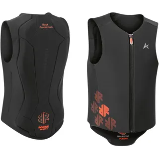 Komperdell Rückenprotektor Ballistic Flex FIT Pro JUNIOR, Größe:140, Farbe:Black/orange