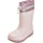 Gummistiefel gefüttert mit Zugband Rosa 25