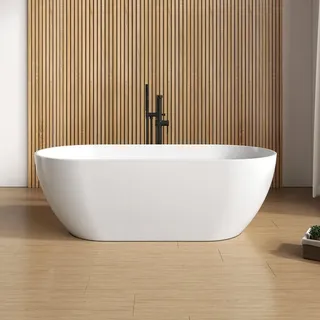 rivea Malie freistehende Badewanne L: 180 B: 80 cm, BR0072WH,