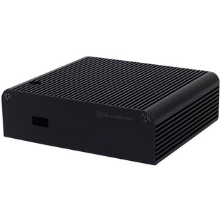 SilverStone SST-PT14B-H2 - Petit Intel NUC Computer Gehäuse, Board DCP847SKE, D33217GKE, schwarz