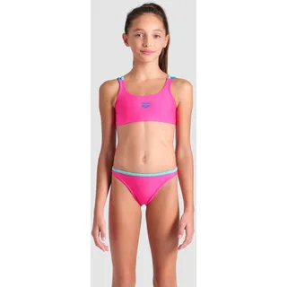 Sport Bikini Mädchen arena Einfarbig - Freak Rose-water-blue China-water - 116