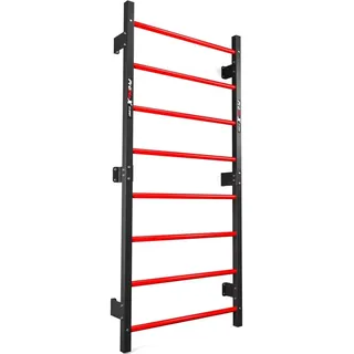 Sprossenwand mit 8 Sprossen Reha-Gymnastikleiter Klimmzugstange Leiter Fitness