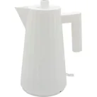 Alessi MDL06 W Plissé Elektrischer Wasserkocher weiß, EU-Stecker (MDL06 W)