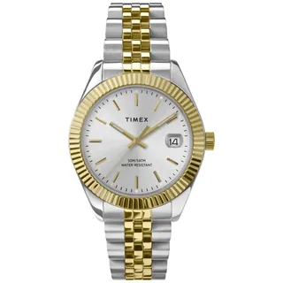 Timex Legacy (34 Mm) Silbernes Zifferblatt / Zweifarbiges TW2W49700 Uhr