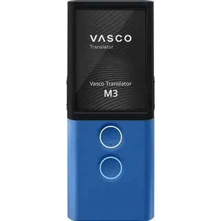 Vasco Electronics Vasco Translator M3 Sprachübersetzer | Übersetzungsgerät | Übersetzt lebenslang gratis | 70+ Sprachen | Spracheingabe und Sprachausgabe | Foto | Farbe: Blue Ocean