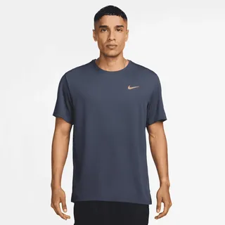 Nike Dri-FIT UV Miler kurzarm Laufshirt Herren 437 thunder blue/reflective silv L