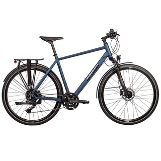 Airtracks Herren Trekking Fahrrad 28 Zoll Trekkingrad TR.2855-C 2x10 Gang New Shimano CUES RD-U6020-10 Shadow Blue Blau - Rahmenhöhen 52cm und 56cm - Modell 2024 (56cm (Körpergröße 175-185cm))