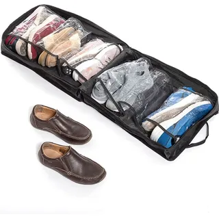 InnovaGoods Doshen Travel Shoe Tasche Schwarz Schwarz One Size - Schwarz