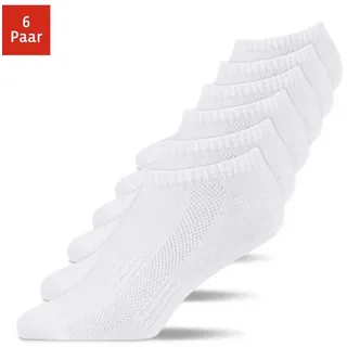 SNOCKS Kinder Sneaker Socken | Weiß | 23 - 26