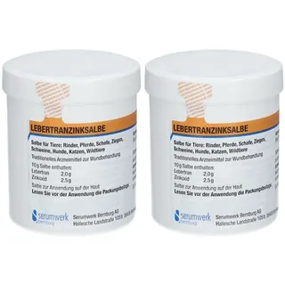 Lebertran-Zinksalbe Vet Doppelpack 2x250 g Salbe