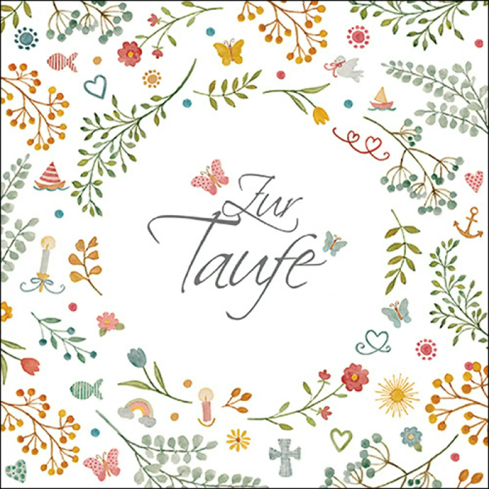 Ambiente Taufe Servietten 33x33cm 20 Stk.