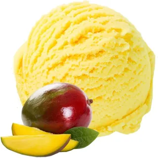 Gino Gelati Mango Eis Speiseeis Pulver - Einfach cremiges Eis selber machen (1 Kg)