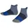 Haussocken Colour Block mit rutschhemmendem Noppendruck Größe 23-26 in Blau blau mel 6667