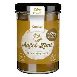 Xucker Fruchtaufstrich - 220g - Apfel-Zimt