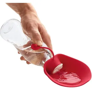 Hunter Outdoor Trinkflasche mit Silikonnapf List 550 ml, Rot