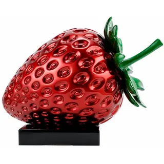 KUNSTLOFT Skulptur, Grün, Rot, Stein, 26x20x36 cm, Dekoration, Skulpturen & Dekoobjekte, Skulpturen