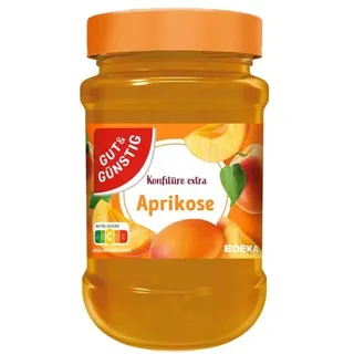 Gut & Günstig Konfitüre »extra Aprikose« 450 g orange