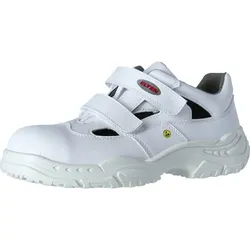 Sicherheitssandale S1 "EASY LOW" ESD WHITE - 44 - Weiß
