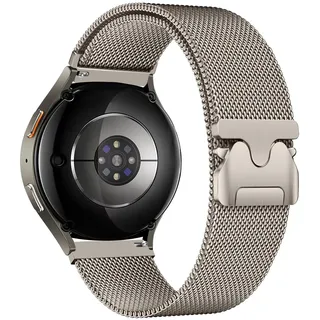 Uhrenarmband 20mm Edelstahl Kompatibel mit Samsung Galaxy Watch7/6/5/4/FE Armband 40 44mm,Watch5 Pro 45mm/Galaxy6/4 Classic Bänder 47 43 46 42,Metall Mesh Magnet Uhrband für Damen Herren