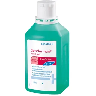 10x 500 ml Schülke Desderman Händedesinfektionsmittel Desinfektionsmittel, farbstoff-/parfümfrei