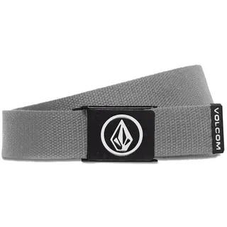 Volcom Gürtel Circle Web Belt Stoff grau Einheitsgröße