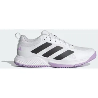 adidas Damen Court Team Bounce 2.0 FTWWHT/CBLACK/POWPLU, 42
