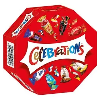 Celebrations Mix Mini-Schokoladenriegel 186 g