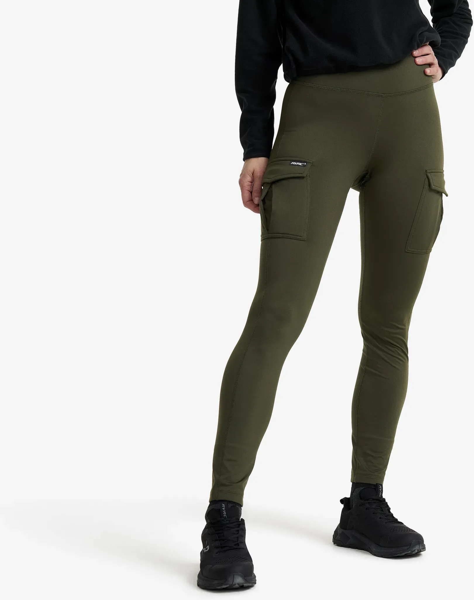 Alaska Fleece Lined Pocket Leggings Damen Forest Night, Größe:3XL - Outdoor Tights - Grün