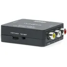 RCA auf HDMI Konverter - AV zu HDMI Video Audio Adapter 1080p Full HD - für Videorekorder & Spielekonsolen an HDTV - Plug & Play