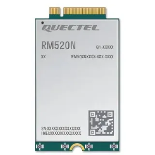 Quectel RM520NGLAA-M20-SGASA M.2 Modem (5G/LTE CAT6 2.4Gbit/900 Mbit SA)