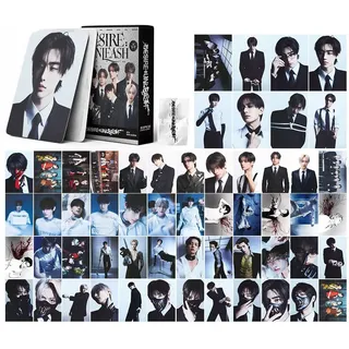 TuYines enhypen Photocards, 55 Stück Enhypen Lomo Karten, Neue Album Card, ENHYPEN Fotokarten, Must-Have für Fans (A)