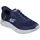 Go Walk Flex Navy And Grey Textile Synthetic 45