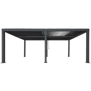 Anthrazit 10 cm Alu-Gestell 3 x 6 m