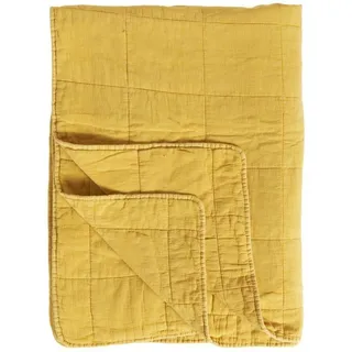 ib laursen Klassischer Quilt aus Baumwolle in gelb