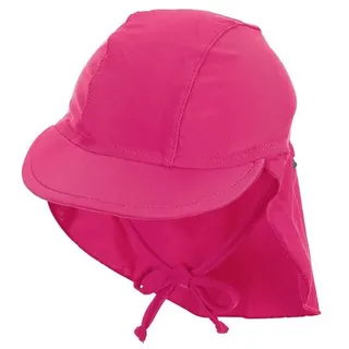 Sterntaler Schirmmütze mit Nackenschutz uni in magenta (2502098-745)