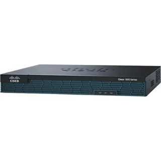 Cisco 1921, Ethernet-WAN, DSL-WAN, Schwarz - Schwarz