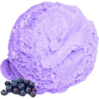 Gino Gelati Heidelbeere Eispulver - Ergiebiges Speiseeis zum Selbermachen - Für Eismaschine & Softeismaschine geeignet (333 g)