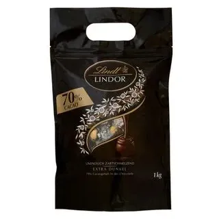 Lindt Pralinen Lindor Extra Dunkel 70%, 1000g, ca. 80 Kugeln