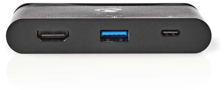 Nedis USB-Adapter USB 3.1 USB Type-CTM USB Type-A / USB Type-CTM / 1x HDMI®, Schwarz