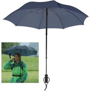 Euroschirm Ø teleScope handsfree, - Regenschirm blau