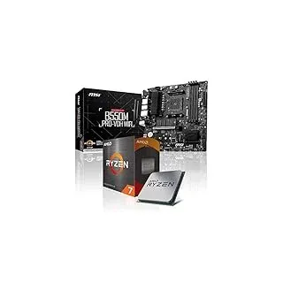 Memory PC Aufrüst-Kit Bundle Ryzen 7 5800X 8X 3.8 GHz Prozessor, B550M Pro-VDH WiFi Mainboard (zusammengebaut inkl. Bios Update + Funktionskontrolle)