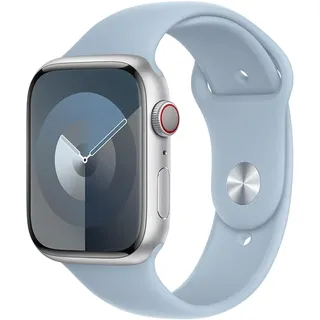 Apple Watch Sportarmband 45 mm Hellblau S/M
