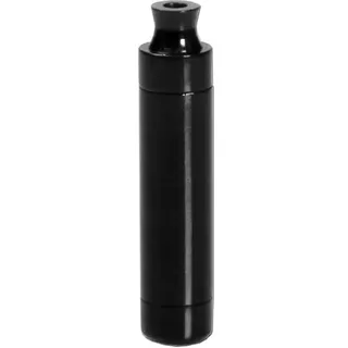 Bud Bomb mini 65mm schwarz Purpfeife verlängerter Rauchweg Aluminium Pfeife
