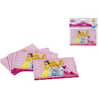 ALMACENESADAN 2540; Packung mit 6 Prinzessinnen-Einladungen mit Umschlag; 3 Prinzessinnen; ideal für Partys und Geburtstage
