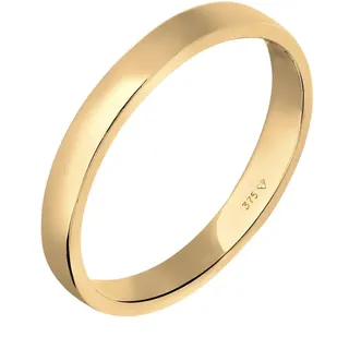 Elli PREMIUM Ehering Trauring Partnerring Basic 375 Gelbgold 52 Damen