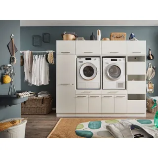 laundreezy Mehrzweckschrank-Set 235 x 200 x 67,5 cm Weiß