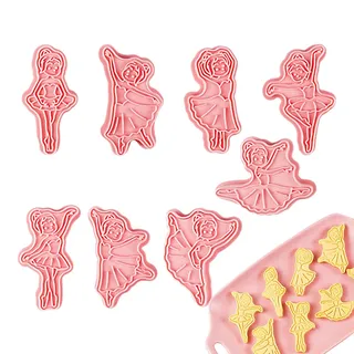 Tänzer-Ausstecher – 7,6 cm Tänzer-Keksform, Ballett-Motiv-Design | Keksausstecher-Set mit Tanzmotiv und exquisiten Details, Ballerina-Backform für Kuchendekorationszubehör, selbstgemachtes Zuckerhand
